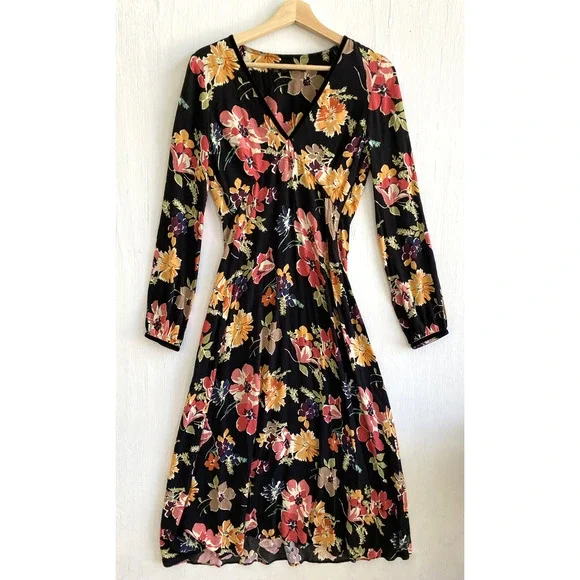 knee length dresses for ladies Zara Floral Maxi Pantsuit Size XS  Rumors Richmond